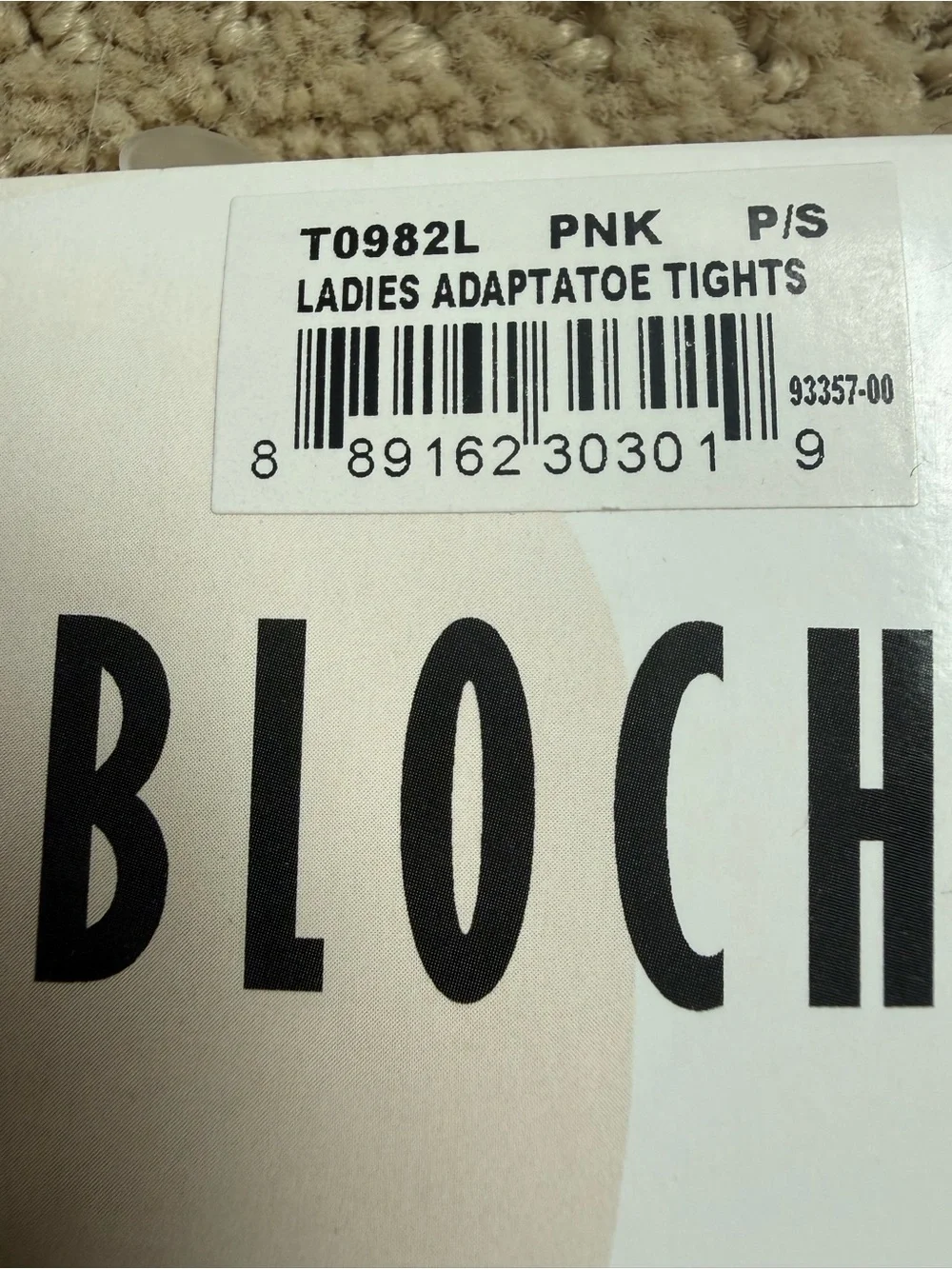 Bloch Contoursoft Ladies Convertible Tights (Style T0982L) Size P/S